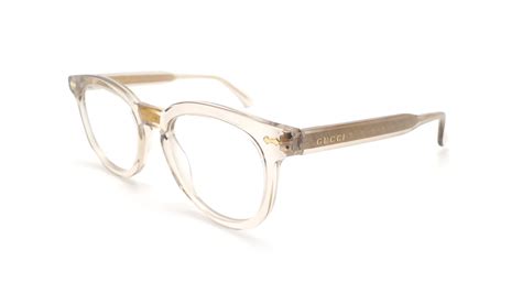 gucci clear glasses|clear gucci glasses for women.